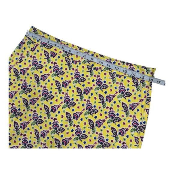 RALPH LAUREN GOLF Women SZ6 Yellow-Floral Mini Skirt Skort Sport Athletic - Picture 4 of 8